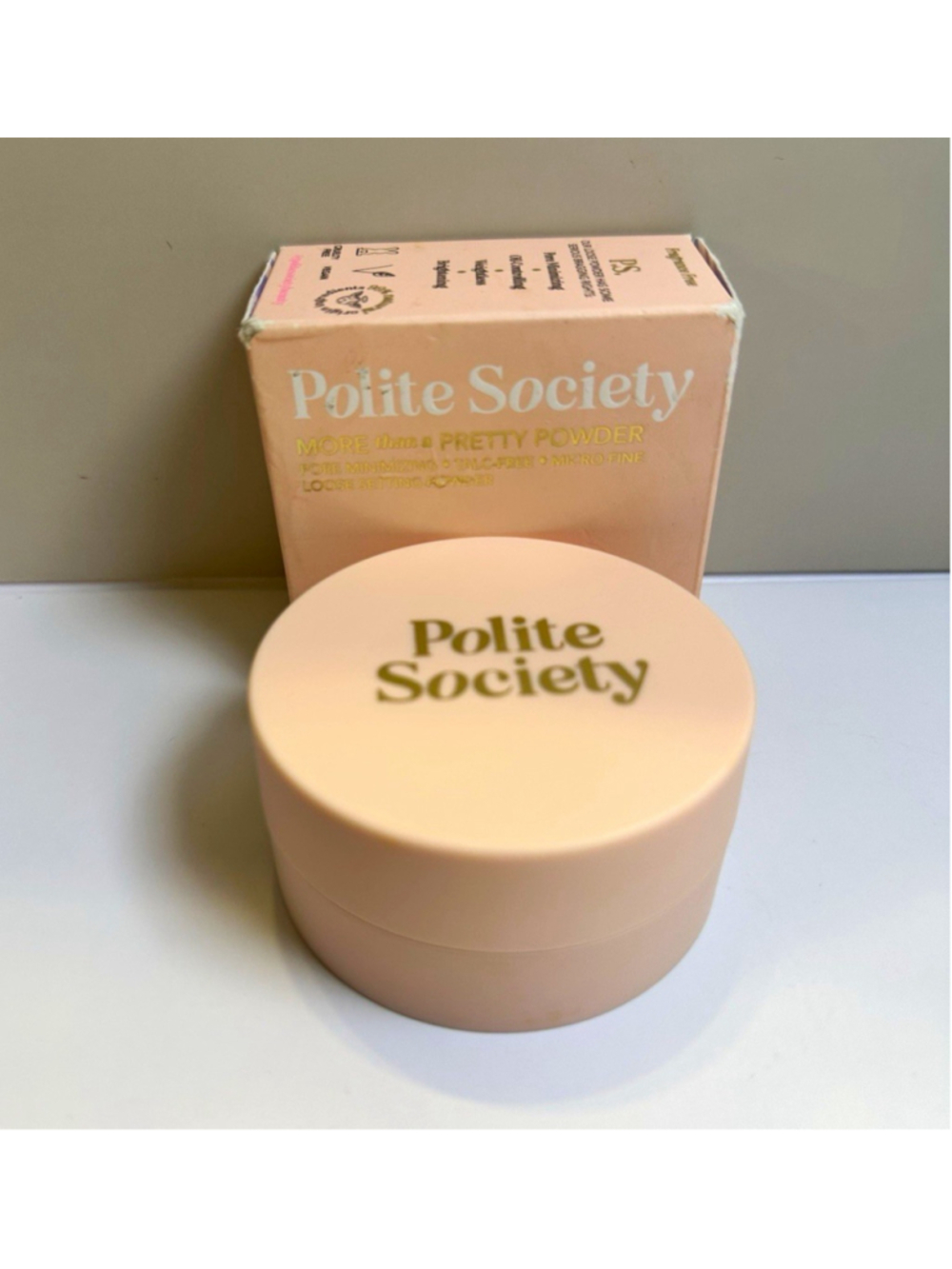 Polite Society More Than A Pretty Powder Loose Setting Powder Sheer Peach